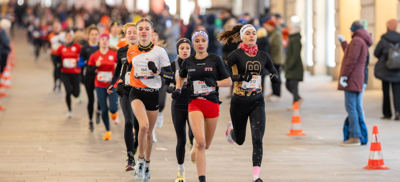 Juniorinnen am Basler Stadtlauf
