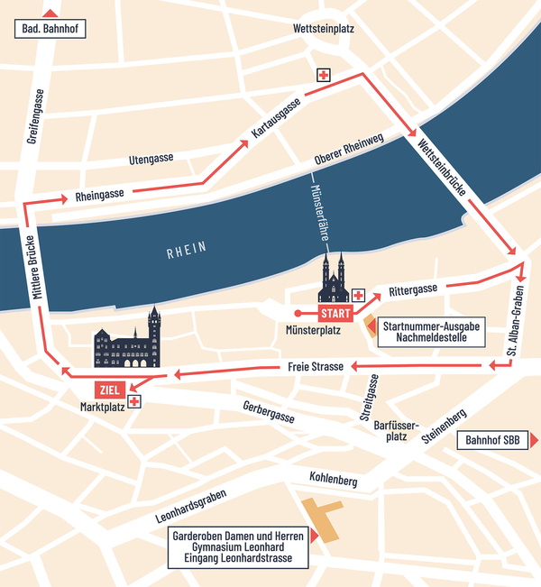 Basler Stadtlauf Veranstaltungsplan