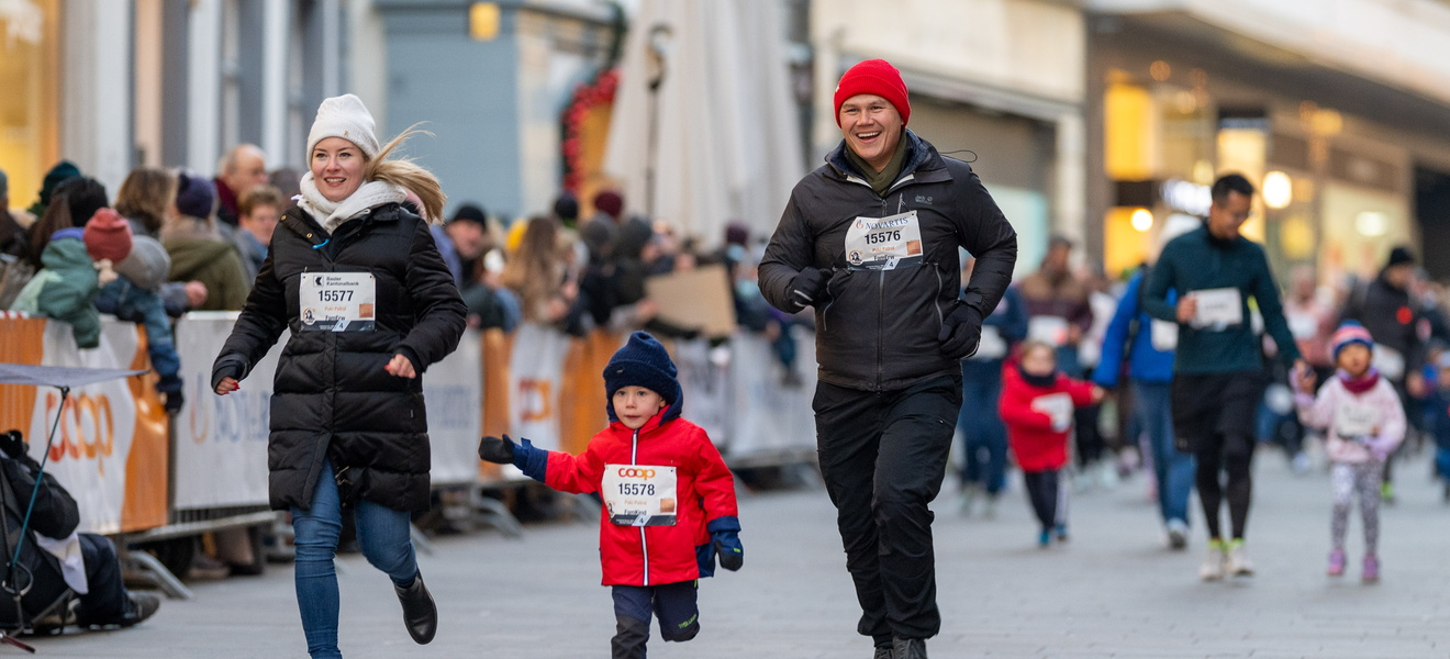 Familien am Basler Stadtlauf